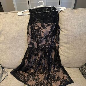 Black lace dress size 3